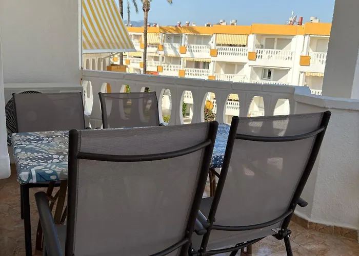 A46 Vistas Al Mar Desde La Terraza דירה דניה